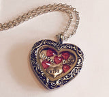 Vintage Heart Necklace Locket