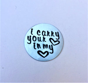 I carry your heart in my heart Backplate