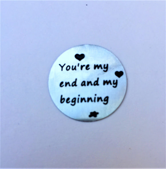 You're my end and my beginning Backplate