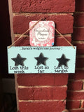 Personalised Weight Loss Chalkboard Plaque